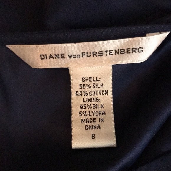 NWT Diane von Furstenberg two piece shirt dress 8 - Picture 12 of 14